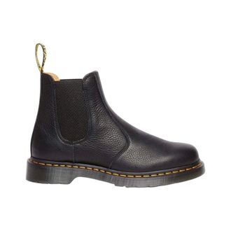 Dr. Martens Chelsea Boots, male, Black, Size: 7 US Ankle Leather Boots with Sturdy Construction