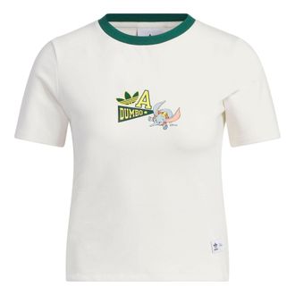 adidas (WMNS) adidas Originals x Disney Dumbo T-Shirts White IN1060