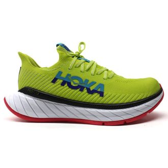 Hoka One One Hoka Carbon X 3 Textile Womens Low Top Trainers - Evening Primrose Scuba Blue - Size:UK 5.5