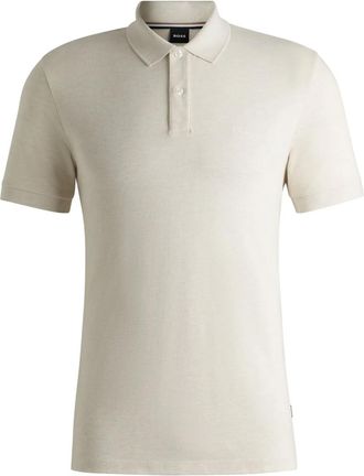 BOSS cotton polo shirt - men - Cotton - M - Neutrals