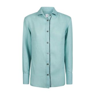 Eleventy Camicia Classica - female - Eleventy - Shirts - Blue - XS - Blouses & Shirts