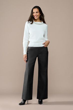 Mart Visser Lienna Coated Broek Zwart