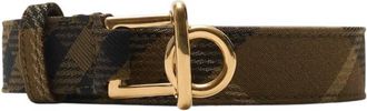 Burberry Check Woven Rocking Horse Belt, Size Medium