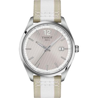 Tissot PR 100 Cycling Webbing Strap Watch, 40mm in Grey at Nordstrom