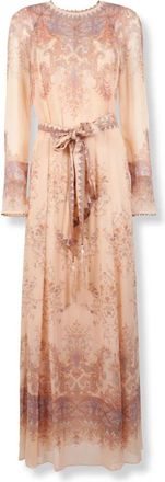 Zimmermann Valiant Sheath Jurk - Dames - Jurken - Bruin - Maat: L Linnen