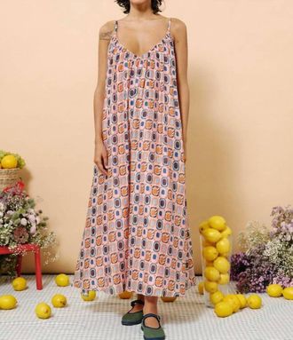 FRNCH Patterned Dress In Sun