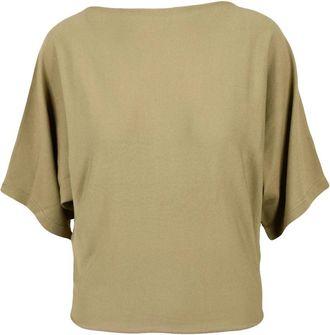 Alpha Studio Maglia Corta - Dames - Shirts - Groen - M - Nylon - Tops