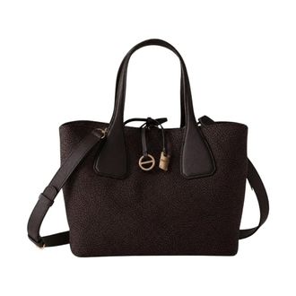 Borbonese Vis-a-Vis Bauletto - - Bags - Donna - Marrone - ONE SIZE