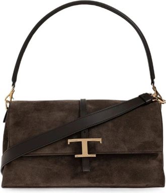 Tod's Crossbody Bag Brown Mosch