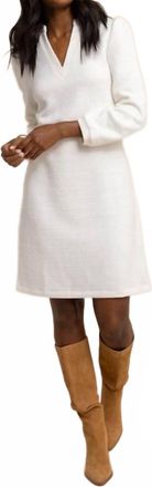 Southern Tide Oren Quilted Dress In Sand White
