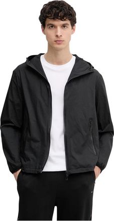 Emporio Armani Nylon Blouson Jas - Heren - Zomerjassen - Zwart - L - Nylon - Jassen