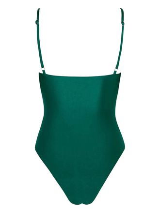 Baobab Palm swimsuit - women - Polyester/Spandex/Elastane/Polyamide/Elastane - M - Green