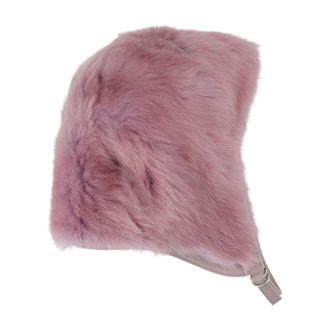 Acne Studios Womens C40436-An4 Faux Fur Winter Hat Pink Synthetic