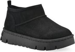 White Mountain Toree Faux Fur Lined Platform Boot in Black at Nordstrom Rack, Size 6.5