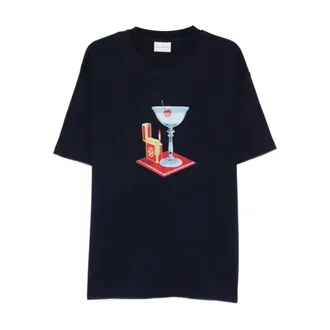 Dr&ocirc;le de Monsieur Heren, Tops, Blauw, Maat: M