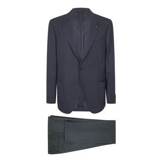 Lardini Single Breasted Suits, male, Blue, Size: 2XL Pa6301E.paif66413 850Bi