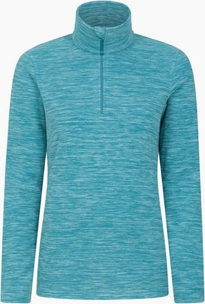 Mountain Warehouse Womens Mountain Warehouse Womens/Ladies Snowdon Melange Fleece Top - Blue/Green - Size: 16