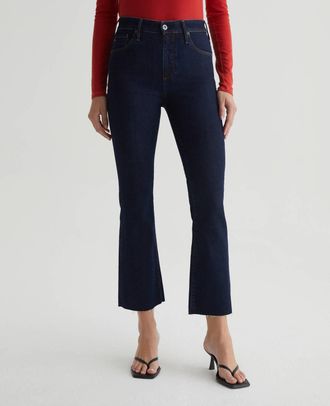 AG - Adriano Goldschmied Farrah Boot Crop Jeans In Modern Indigo