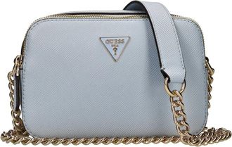 Guess Noelle Saffiano Mini Crossbody - Dames - Schoudertassen - Blauw - ONE Size - Leer - Tassen