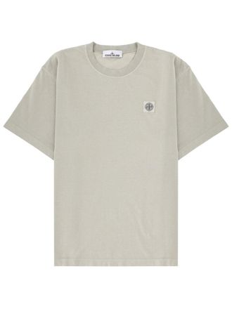 Stone Island T Shirt With Logo Patch