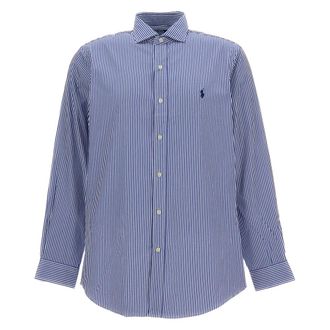 Polo Ralph Lauren Camicia classica - Heren - Casual Overhemden - Blauw - S - Katoen - Overhemden