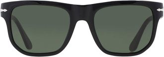 Persol Green Square Unisex Sunglasses PO3306S 95/31 55