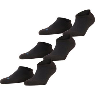 Falke Cool Kick 3-Pack Sneaker Socks in Black at Nordstrom, Size Medium