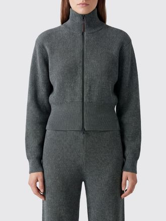 Brunello Cucinelli Cardigan in cashmere con collo alto e chiusura a zip