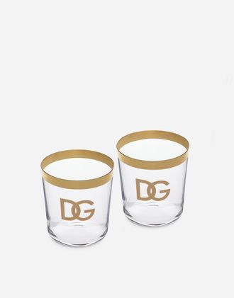 Dolce & Gabbana Set 2 Bicch Acqua - Water Glasses Multicolor Onesize