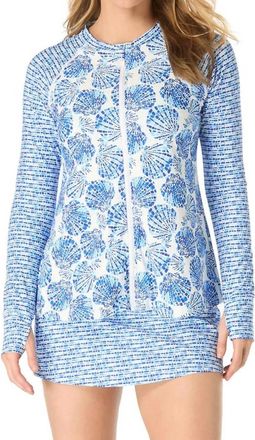 Beach House Mary Rashguard In Shoreline Shells