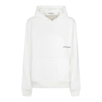 Hinnominate Hinnominate, Dames, Sweatshirts & Hoodies, Wit, Maat: M Katoen