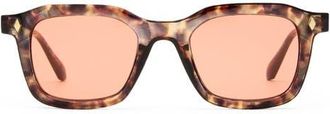 AIRE Zodiac 48mm Small Square Sunglasses in Rich Syrup Tort /Cinnamon at Nordstrom