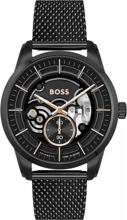 HUGO BOSS Zwarte RVS Dress Watch