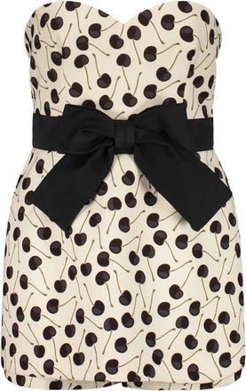 Red Valentino Korte Jumpsuit met Print - Dames - Playsuits - Veelkleurig - XS - Polyester - Jumpsuits & Playsuits