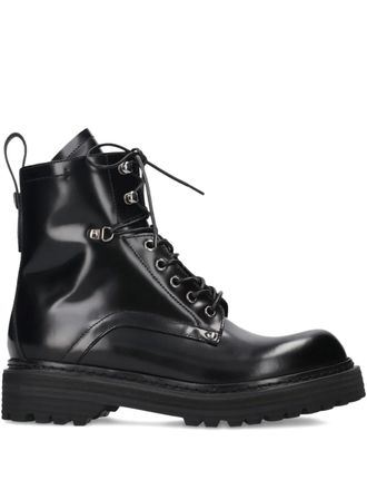 Premiata lace-up ankle boots - Black