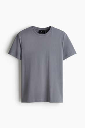 H&M COOLMAX T-Shirt Slim Fit - Grau