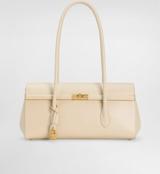 Dolce & Gabbana Marlene Handbag In Palmellato Calfskin - Woman Handbags White Onesize