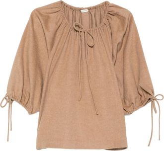 By Malene Birger Top con maniche a palloncino - Toni neutri