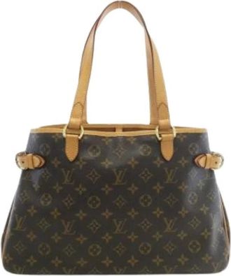 Louis Vuitton Pre-owned Handbags, female, Brown, Size: ONE SIZE Pre-owned Monogram Canvas Handbag
