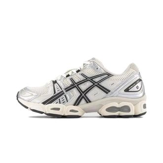 Asics Fitness, Heren, Grijs, 41 1/2 EU, Leer, Gel-Nimbus 9