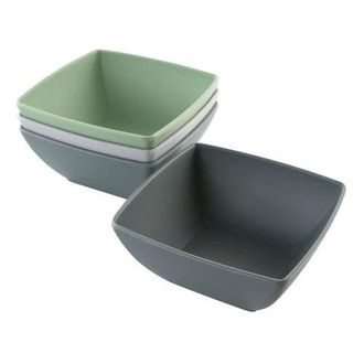 Gibson Home Grayson 4 Piece 6 Inch Melamine Bowl Set in Assorted at Nordstrom