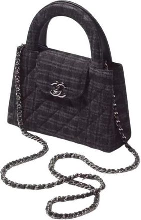 Chanel Nano Denim Shopping Bag