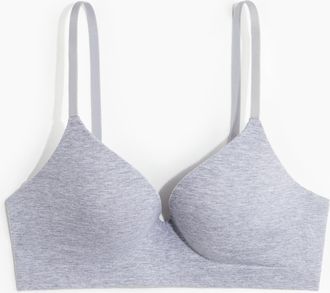 H&M Seamless Push-up-BH - Grau