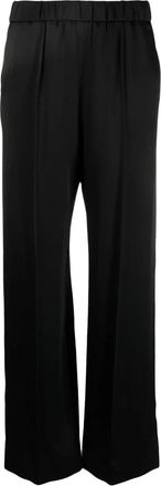 Jil Sander Wide Broeken - Dames - Wijde Broeken - Zwart - S - Broeken