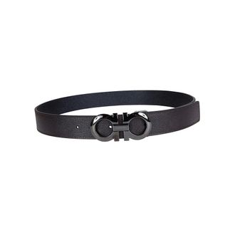 Ferragamo Belts, male, Black, Size: 105 CM Reversible Gancini Leather Belt