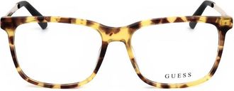Guess Mens Brown Square Eyeglass Frames GU50048-3