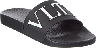 Valentino Vltn Leather Slide