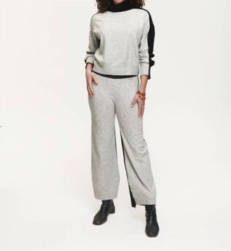 Kerisma Berkman Two-Toned Pants In Heather/black