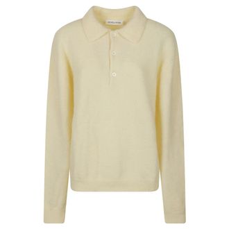 Sunflower Mohair Polo - Heren - Tops - Beige - Maat: L Mohair