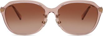 Coach HC8332D C6199 Asian Fit 566613 Womens Sunglasses Pink Size 56